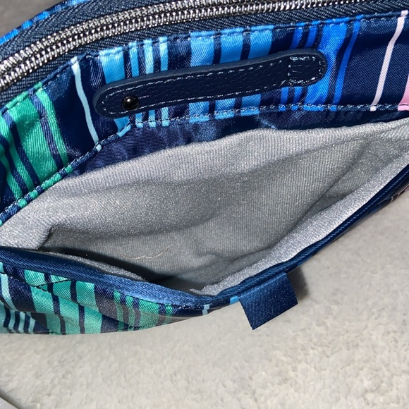 Lug RFID Quilted Crossbody w/ 2 Straps - Flare 2 ~ Love Stripe Multi - Picture 6 of 8